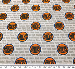 NBA New York Knicks Woven Cotton Fabric, Sewing Fat Quarter (Brand New)