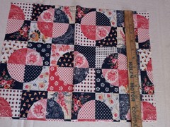 Unfinished Crazy Quilt Piece + More Fabric Scraps