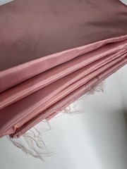 Vtg 1960s Silky Polyester Nylon Satiny Shiny Pink Dress Fabric 4yds