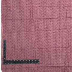 VTG Paisley Light Maroon Small Print Cranston Cotton Fabric 2 YDS READ As Is