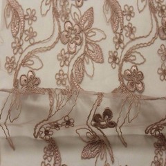 HOLIDAY Embroidered Mesh Fabric. Lace Netting Material