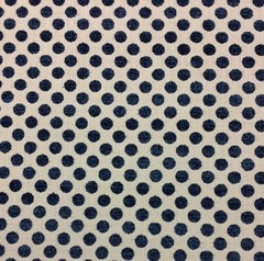 KRAVET KATE SPADE LUNITA POSIE DOT NAVY BLUE CHENILLE FABRIC BY YARD 54″W