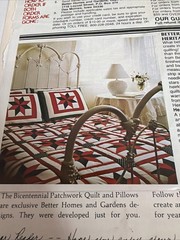 Better Homes & Gardens BiCentennial Quilt Kit 80 X 94 Pillow Kit Red White Blue