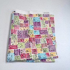 windham quilting cotton fabric stripes squares multicolored 38×43 1 yards