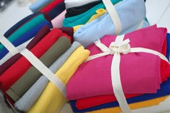 Sweatshirt Fleece Brushed Fabric,Remnants Pieces Material,5 PCS Bundles,Neotrims