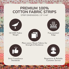 Waterlily Pond Precut Quilting Fabric Strips