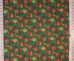 Christmas Cowboy Boots Fabric BAXTER MILL Quilters Cotton HALF YARD BTHY