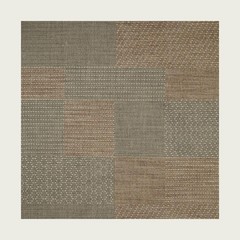 Zak & Fox MARINER Linen Blend Slub Charcoal Tan Rust Beige Thread Fabric 2yds+