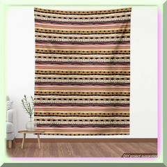 Tribal Pattern Waterproof Fabric 108×58 inches