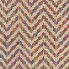 Decora Furnishings Regency Chevron Jacquard Fabric, Carnival Mosaic, 54″ Wide