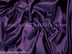 Purple Eggplant 60″ Taffeta Faux Silk Fabric BTY Material Drape Dress Tablecloth