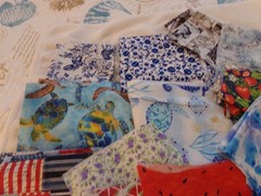 Assorted Fabric Scrap Remnants – 1 Pound+ for Quilting- Crumb Quilts – Lot#3
