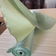 SILK light GREEN, FABRIC 10 Yards x 22 Inches Wide or 360 Inches x 22 Wide