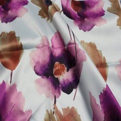 Digital Print Satin Fabric – Cotton Hand – 58 Inch. in Width, | Home Décor