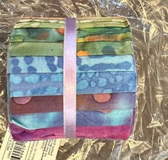 NWT HTF/OOP Fabric Palette Jellies Long Road Batik Jellies 20pc 2.5″x42″