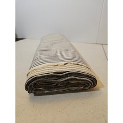 Vintage Antique Blue Stripe Ticking Fabric 33″x4.25 yards Rare HTF
