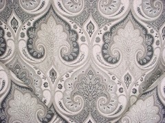 18-5/8Y Kravet Latika Paisley Print Ikat Linen Shadow Drapery Upholstery Fabric