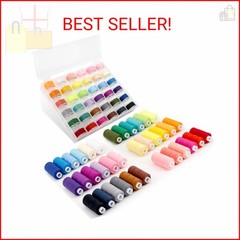 72Pcs Sewing Thread kit, 36 Assorted Colors Machine Threads with Spools, 36 Same