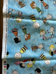 Snoopy Peanuts Comics Characters Fabric Print: 18 1/4 x 42 1/2