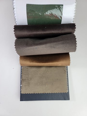 Carole Fabric Upholstery Sample Book Velvet Solids Touch Of Luxury 5×9 #6246