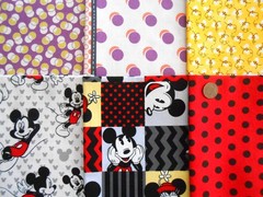 Celebrity TV Show Movie Character Fat /Long Quarter 1/2 Yard Quilt Fabric Bundle