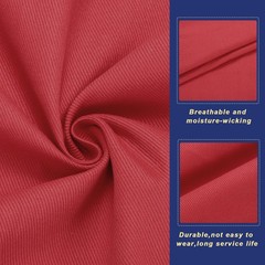 Denim Fabric 12OZ 59 Inch for Cotton 2 Yards Red