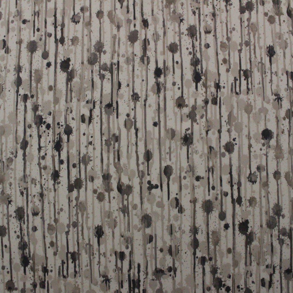 P KAUFMANN FREE FORM GRAPHITE GRAY MODERN ABSTRACT MULTIUSE FABRIC BY YARD 54″W