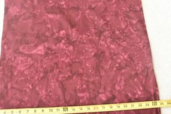 By 1/2 Yd, Burgundy Cotton Batik, B1499