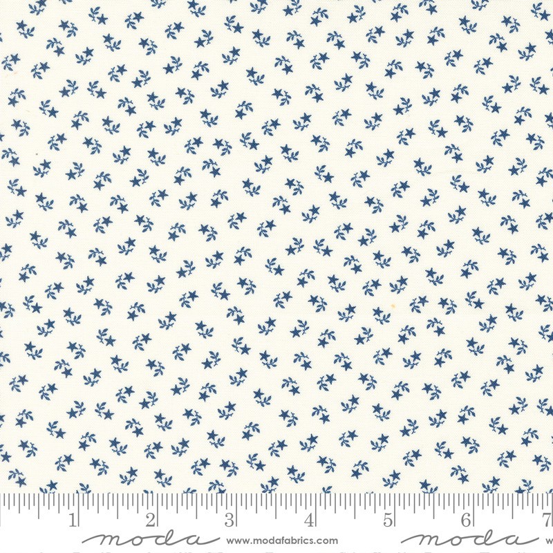 American Gatherings II 49249 22 Dove Navy Moda Primitive Gatherings