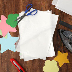 20 Sheets Light Weight Fusible Bonding Web Fabric Applique Fusible Webbing Wonde