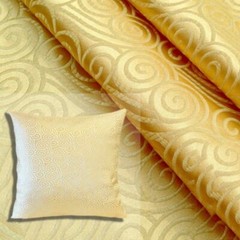 Chinese Cloud Printed Satin Silk Fabric Cloth Clothing Cheongsam Upholstery DIY