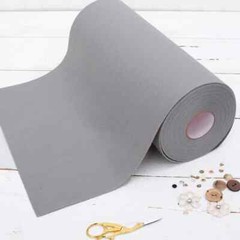 Premium Felt Roll – 12″ x 10yd – Light Grey – Soft Wool-Like 1.2mm Thick