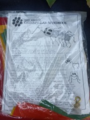 Vintage Daisy Kingdom Caterpillar Windsock Kit 1981 Sealed But Hoop Cracked
