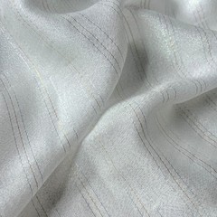 12MM Silk Rayon Colorful Shiny Striped Clothing Fabric Elegant Luxury For Women