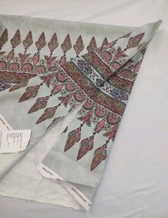 Thibaut Akola Stripe Fabric Aqua Blue 2023 Decorator 58″ Wide 102″ Long 2.8 Yds