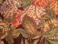 P.KAUFMANN FABRIC DECORATOR WEIGHT FLORAL 180”x 54”