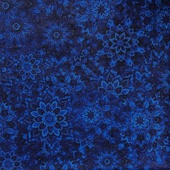 6 Yard Bundle 45″ Wide Dancing Dahlias Fabric # 23 100% Cotton Digital Print