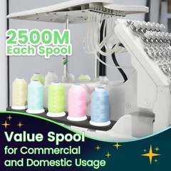 New brothread Single Huge Spool Luminary Glow 2500M, 2500M G779
