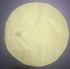 Vintage Great Wall of China Commemorative Chinese Circular Silk Embroidery Panel