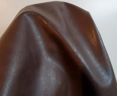 | Brown Fenice Soft Faux Vegan Leather PU (Peta Approved Vegan) | 1 Yard (36 Inc