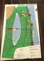 VTG Boxer Bonanza Masters Golf Fabric Cut and Sew Panel Boxer Shorts Novelty