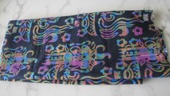 Blue Abstract Pattern Decorator Cotton Fabric – 60″w x 36″l