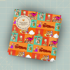 The Flintstones Cartoon Characters DBP 1 Yard Fabric Seamless Design Appr 59×36