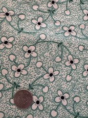 Henry Glass Posies 1930s Reproduction Floral Fabric 100% Cotton 1 Yard