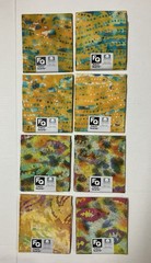 50 Batik Fat Quarter FQ Lot Joann Fabric Cotton Yellow Blue Pink Green Purple