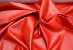 Vinyl Leather soft skin PVC 54″ Wide Red Clothing Upholstery ships folded
