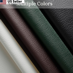 HYVAKUPPA Faux Leather Fabric by The Yard Marine Vinyl 1 Yard, White