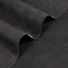 Black Suede Fabric Wrap Self Adhesive Car Interior Dashboard 12x59in Roll
