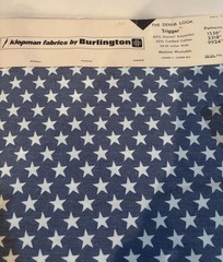 Vintage Klopman Mills Burlington Fabric Samples Trigger Retro 1969 Blue 3 Pieces