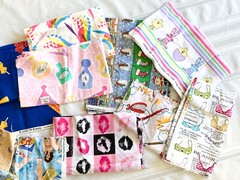 Fabric Remnants Sewing, Quilting Or Crafting Lot *Fashion, Pin-Ups,Barbie,Candy